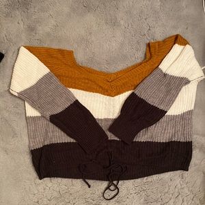 Women’s multi colored xl sweater!